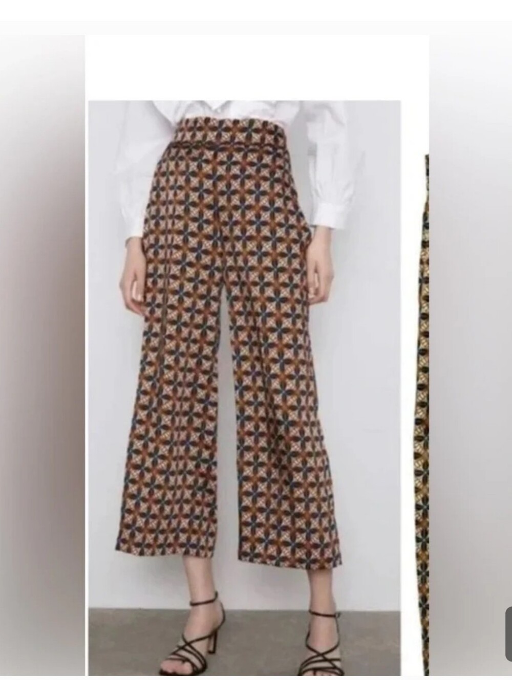 Zara Wide High rise Pants
